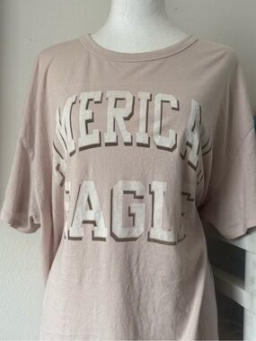 American Eagle Light Blush Crewneck Tee